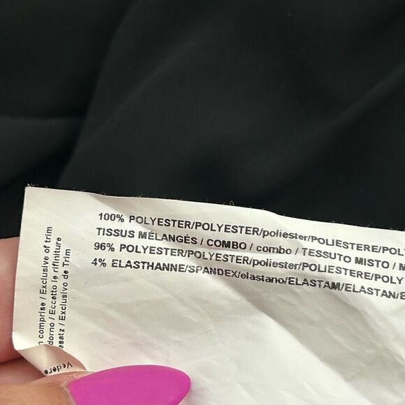 Joseph Ribkoff Black Trends Crepe Layered Palazzo Wide Leg Pants Women’s Size 4 - Picture 10 of 15